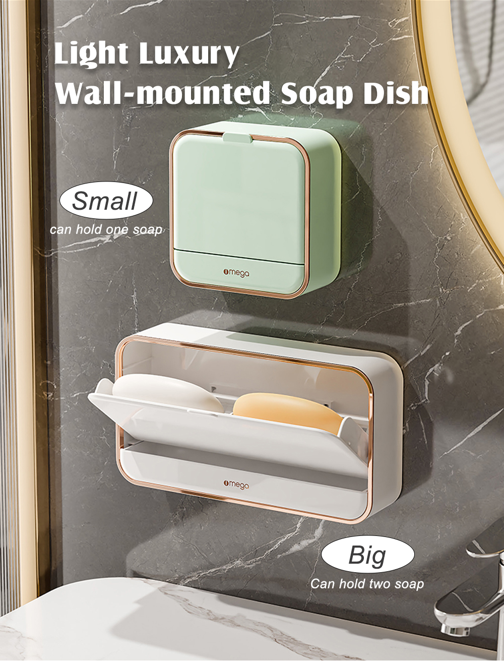 Light Luxury Wall-mounted Soap-1